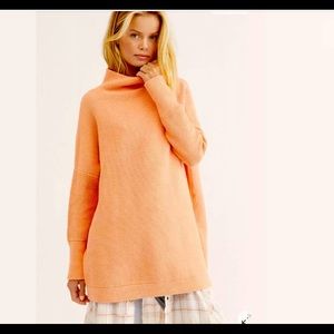 Free people tunic sweater tangerine XL